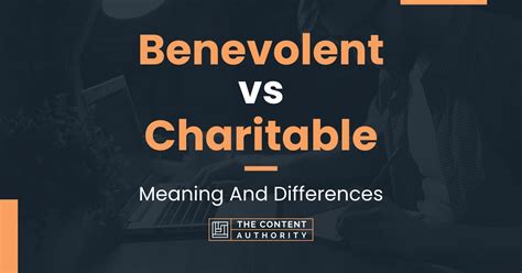 Charitable Work and Causes: Contributions from the Benevolent Individual