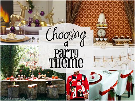 Choosing a Theme and Decorations