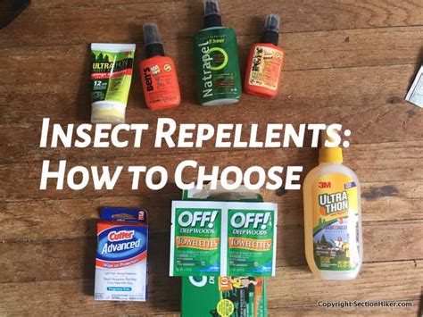 Choosing the Right Bug Repellent for Different Environments