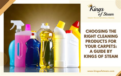 Choosing the Right Cleaning Products for Your Carpets