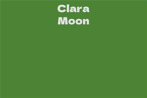 Clara Moon's Generosity