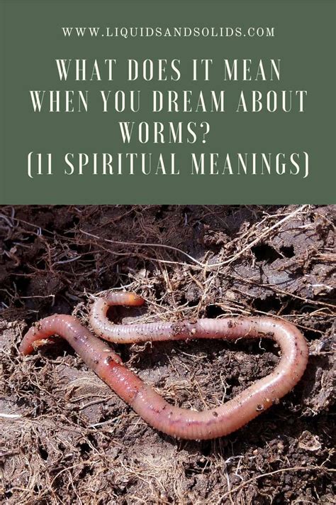 Common Dream Scenarios Involving Minuscule Pale Worm-like Creatures and Their Significance