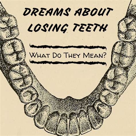 Common Themes and Variations in Dreams Involving Missing Teeth