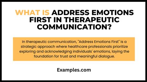 Communicating and Addressing Emotions in a Relationship