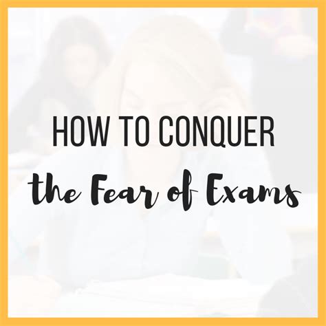 Conquering the Fear of Evaluation