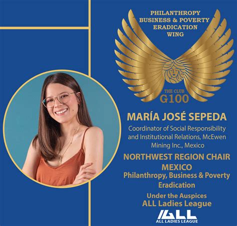 Contributions and Philanthropic Efforts by Maria Jose