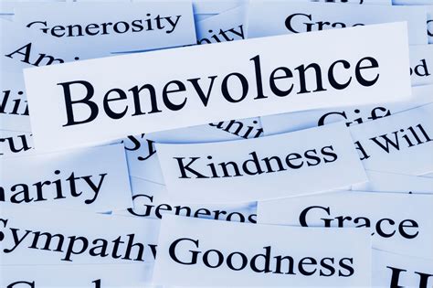 Contributions to Society and Acts of Benevolence