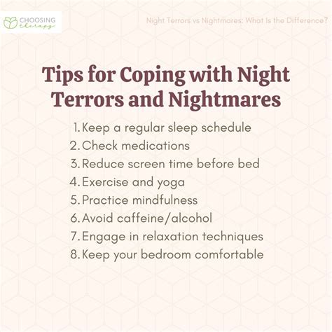 Coping Strategies for Conquering the Fear of the Dark