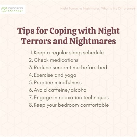 Coping Strategies for Troubling Nightmares