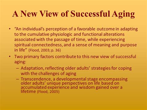 Coping with the Passage of Time: Reflecting on the Realities of Aging