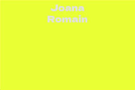 Counting the Coins: Joana Romain's Net Worth