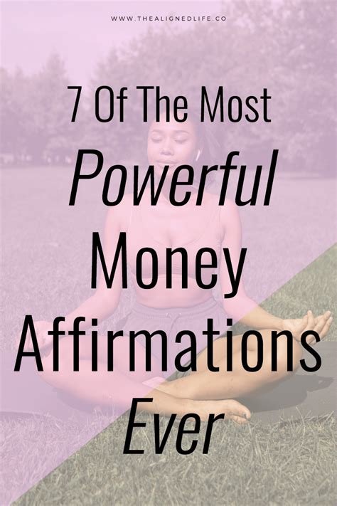 Creating a Potent Money Affirmation