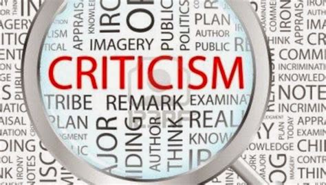 Critics and Criticisms