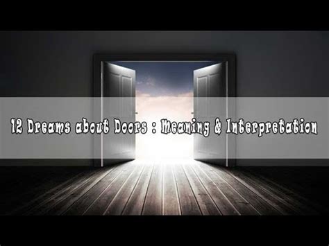 Cultural Variations: Diverse Meanings Behind Enigmatic Dream Door Sounds