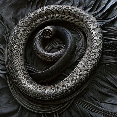 Cultural and Mythological References Regarding Ebony Serpents in One's Dreams