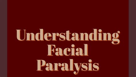 Deciphering Facial Paralysis in Dreams: Unveiling the Insights into Individual Psyche