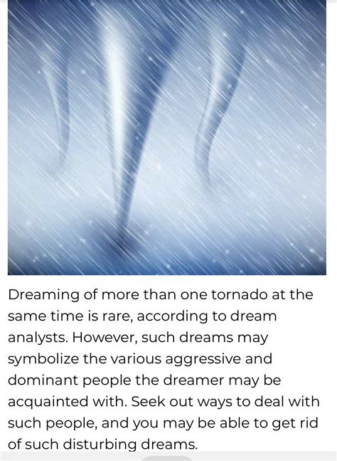 Deciphering the Emotional Undertones Portrayed by Multiple Tornadoes in Dreams