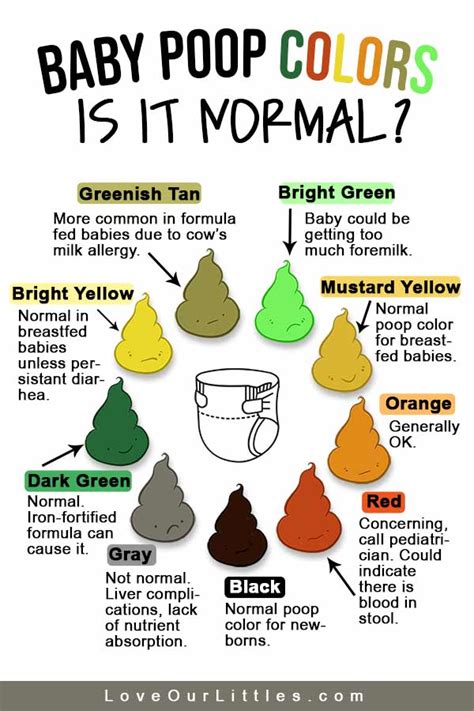 Decoding the Meaning: Understanding the Symbolism of Different Shades in Infant Stool in Dream-world