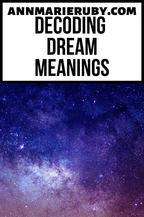 Decoding the Meanings within Dream Imagery