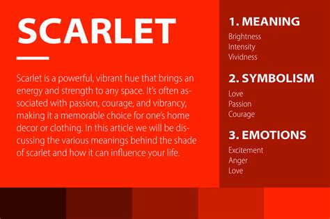 Decoding the Significance of the Scarlet Shade in Reveries