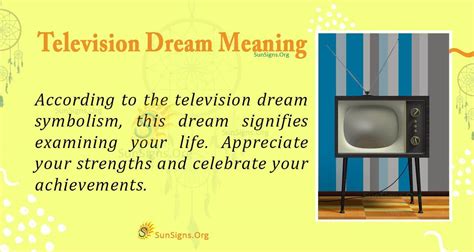 Decoding the Symbolism and Significance of Television Dreams