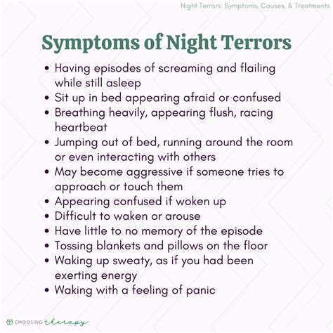 Decoding the Symbolism of Discharge in Night Terrors