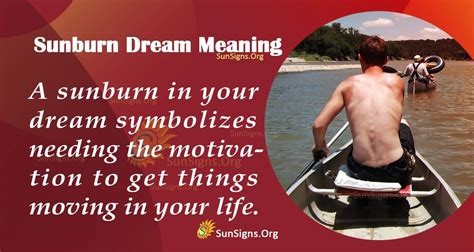 Decoding the Symbolism of Sunburn in Dreams