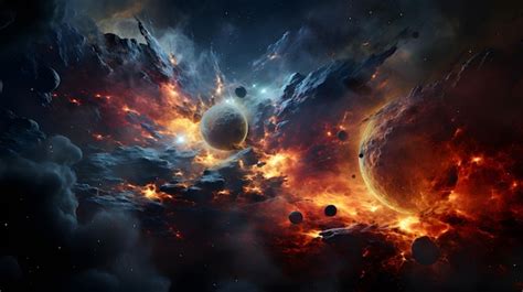 Destruction and Chaos: The Collision of Celestial Bodies