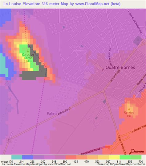 Details on Time Passed and Elevation of Louise