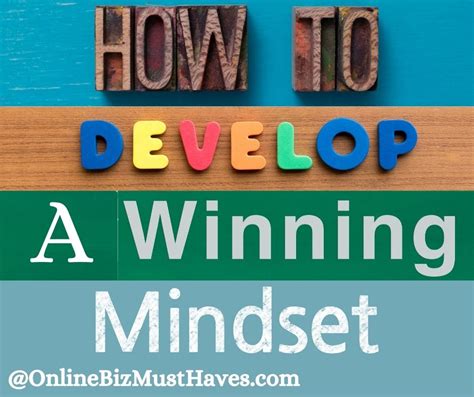 Developing a Winning Mindset