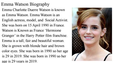 Discover Fascinating Facts About the Life of Emma: Personal Background, Life Story, Achievements