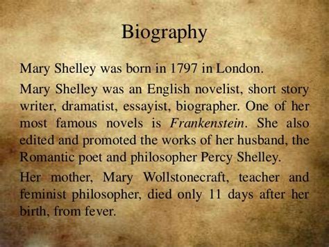 Discover the Life Story of Mary Jane Shelley