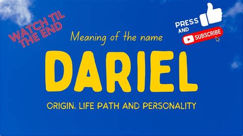 Discover the Personality of Dariel Dukes