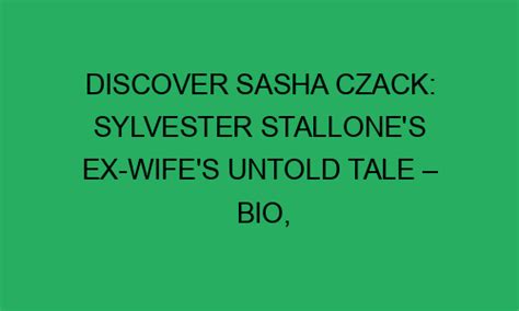 Discover the Untold Story of Sasha