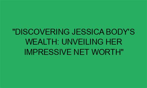 Discovering Jessica Hard's Net Worth