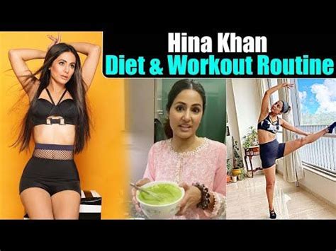 Discussion on Hina's diet and exercise regimen