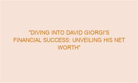 Dive into David Cruz's Financial Status