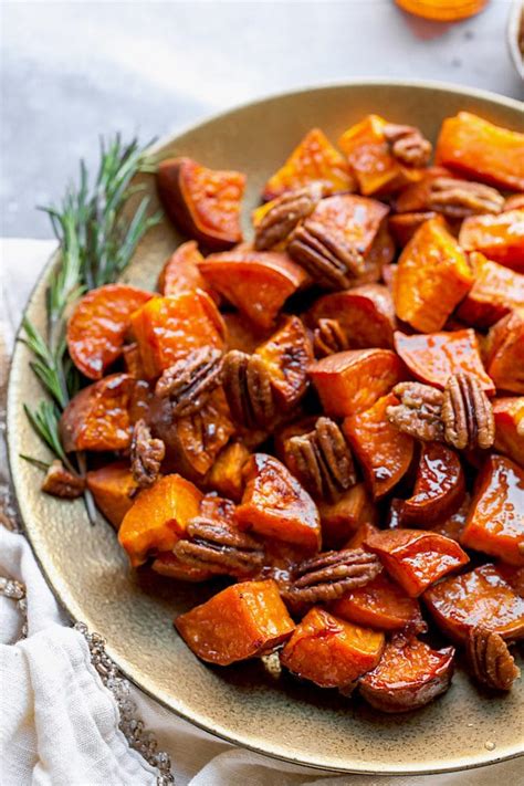 Divine Roasted Sweet Potatoes with Maple Glaze