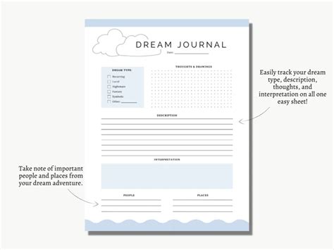 Dream Diary: Enhancing Dream Recall and Interpretation through Journaling