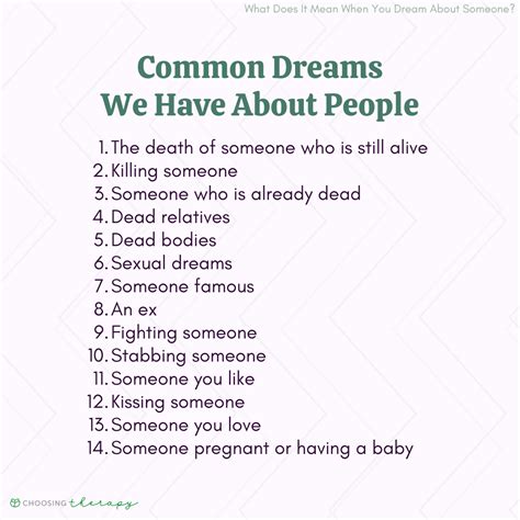 Dreaming About Someone: What Does It Signify?