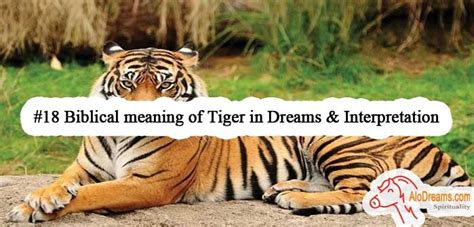 Dreams of Being Bitten By a Tiger: Interpretation and Symbolism