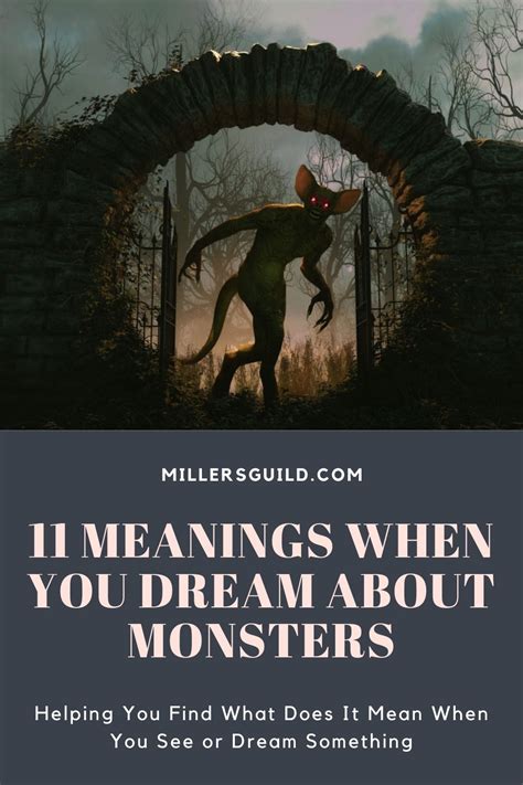 Dreams of Monsters: Untangling the Symbolism of Fear