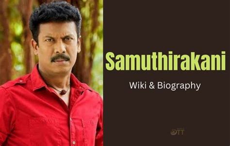 Early Life and Background of Samuthirakani