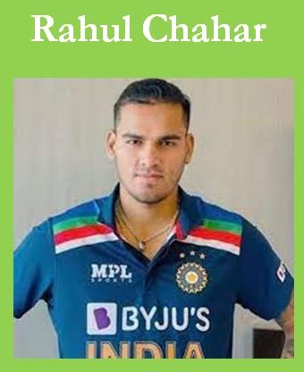 Early Life and Education of Rahul Chahar