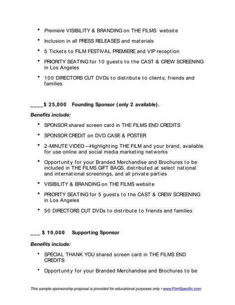 Earnings from Movies and Sponsorships