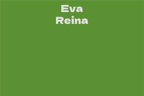 Education and career journey of Eva Reina