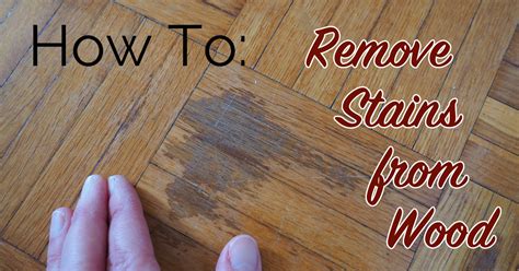 Effective Techniques for Removing Stains on Furniture