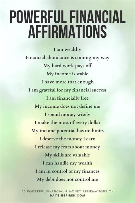 Enhancing Wealth through the Power of Affirmations and Visualization