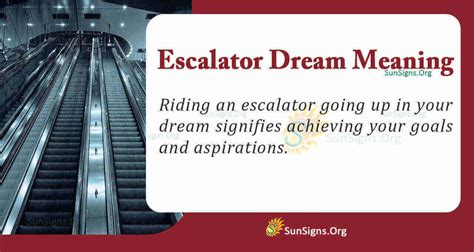 Escaping Reality: Escalator Dreams as a Symbol of Escapism and Avoidance