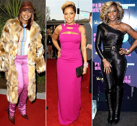 Evolution of Mary J Blige's Style